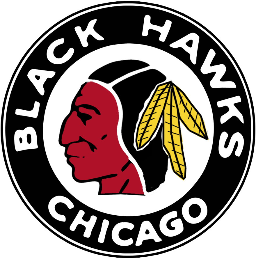 Chicago Black Hawks 1937-1941 Primary Logo iron on heat transfer